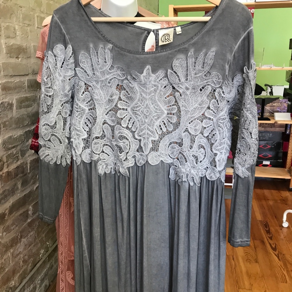 Gray blouse
